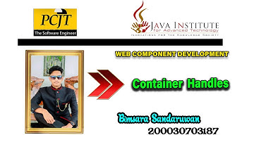 How the Container handles a request (Bimsara Sandaruwan) #java #website #container