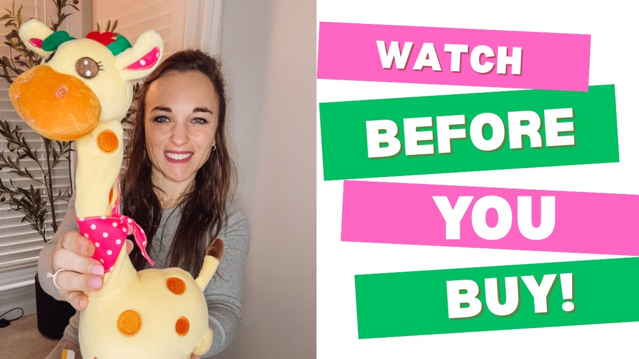 Honest review on kids dancing giraffe! 