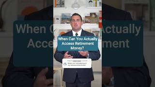 When can you touch your retirement accounts? Here’s what most people miss 🕒 #shorts