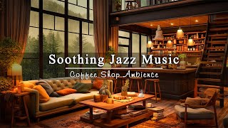 Cozy Coffee Shop Ambience & Soothing Jazz Music ☕ Smooth Jazz Background Music for Working, Focus