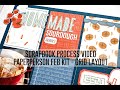 Scrapbook Process Video - PaperPerson Playtime / Grid Layout