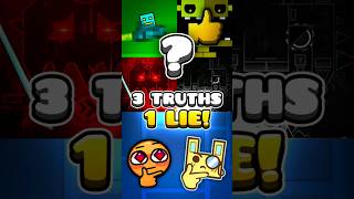 Can Vernosis SPOT THE LIE? (3 Truths 1 Lie Geometry Dash PT.2)