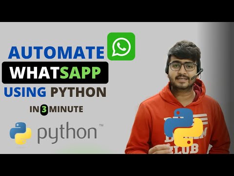 Automate WhatsApp Message Using Python | WhatsApp Hack | Python Project | Code Marathi