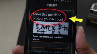 Amazon | Solve this puzzle protect your account captcha problem solved screenshot 1