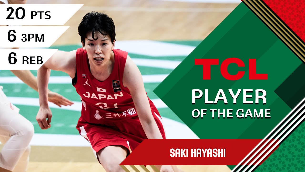Saki Hayashi (20 PTS) | TCL Player Of The Game | ESP vs JPN