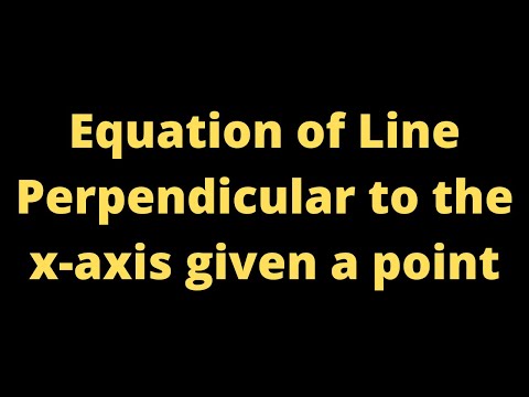 Video: Este perpendicular pe axa x?