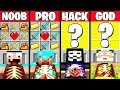 Minecraft Battle REAL LIFE SIMULATOR CRAFTING CHALLENGE NOOB vs PRO vs HACKER vs GOD Funny Animation