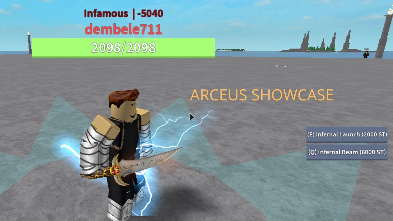 Legendary Arceus Showcase In One Piece Open Seas Youtube