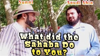 'Sahabas are the Best Companions!' Saudi Shia & UK Sunni Speaker's corner