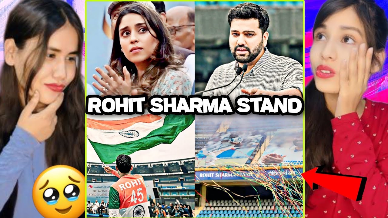 Rohit Sharma Stand at Wankhede with Parents ❤️ | Emotional Inauguration Moment Reaction |  Ashmah