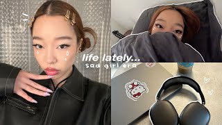 sad girl era vlog😢: why i’ve been gone, reset, exciting updates, cute nails, friends