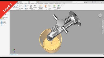 #Tutorial #Filling up a glass with water #Showcase #Animation #Inventor Studio