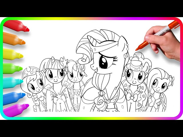 my littel pony coloring pages