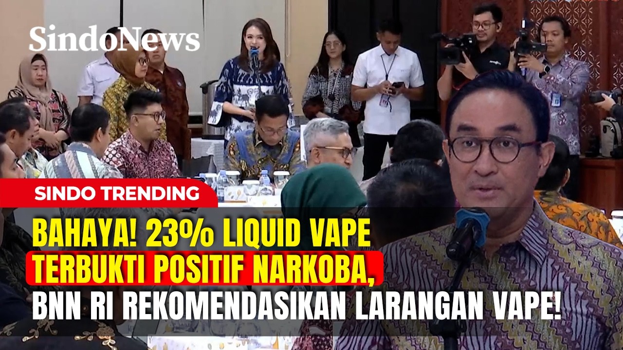 BAHAYA! 23% Liquid Vape Terbukti Positif Narkoba | Sindo Malam | 21/02 Part 02