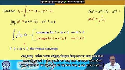 Lecture 25 : Beta & Gamma Function - [Odia]
