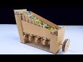 How to make Marble Climber Machine at home from Cardboard - Marble Game at Home