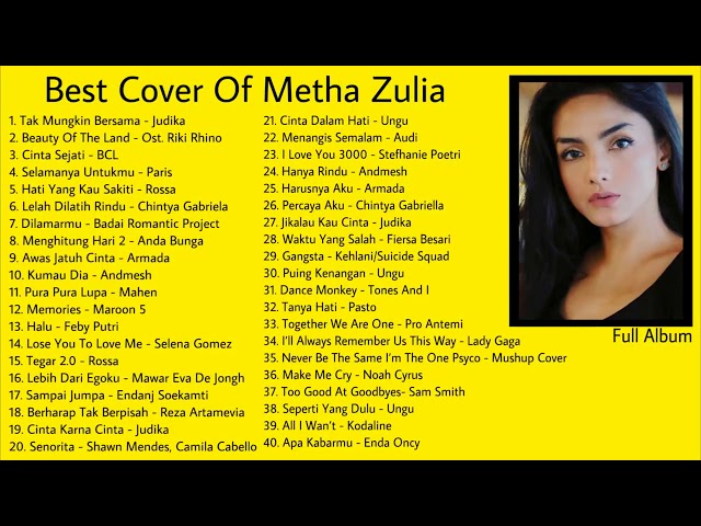 Metha Zulia   Best Cover Full Album class=