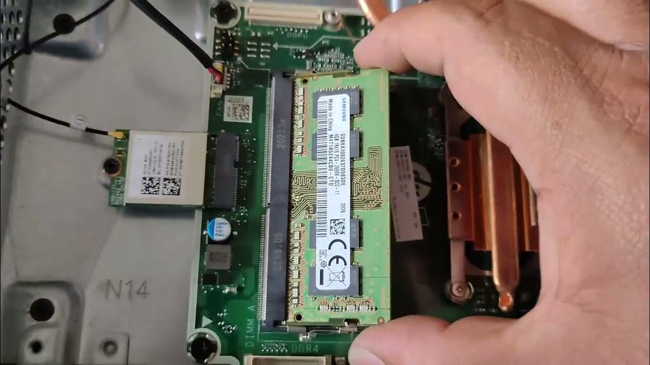 como Desarmar HP 22dd0026 AIO All in One Aumentar RAM Computador HP