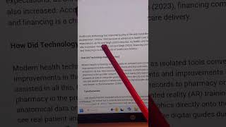 Health Care Technology & Finance. My Module 4 paper turned in on Sep. 17th.