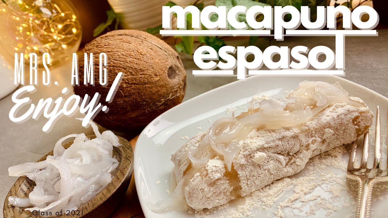 MACAPUNO ESPASOL ❤️So Good ! #46 #espasol #filipinocooking #homecooking