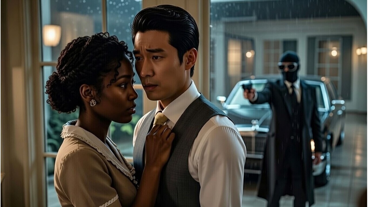 Maid Adjust Korean MAFIA BOSS's Tie — Your Driver Has A Gun & Plan to Harm you, Don't Get in the Car