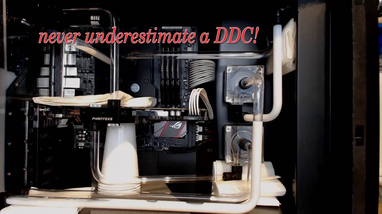 Phanteks Evolv custom water cooling fill up YouTube