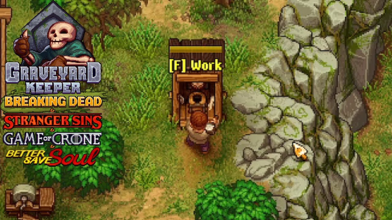 Fixing & cleaning the village after Euric's rampage! Graveyard Keeper