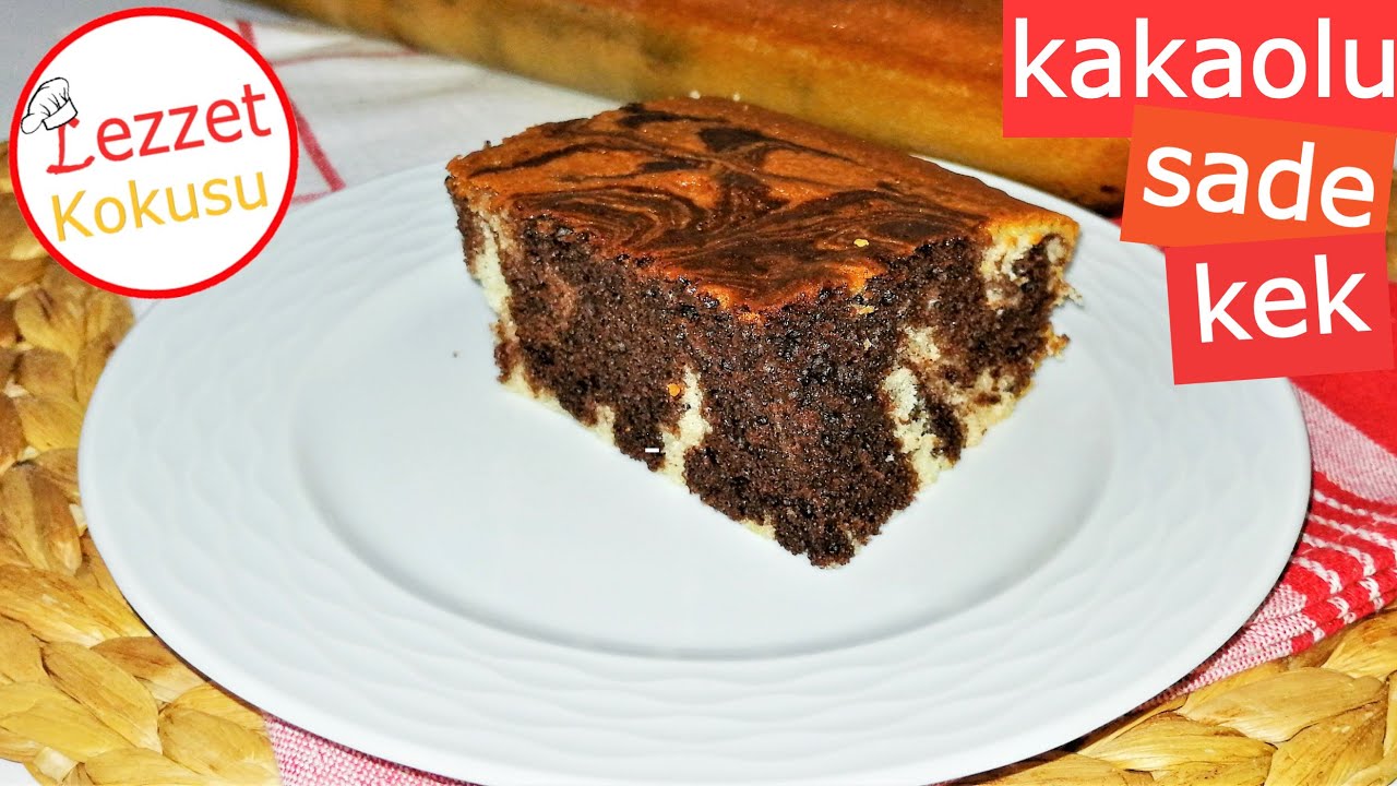 Yumuşacık Puf Gibi 💯 KAKAOLU SADE KEK TARİFİ👌 YouTube