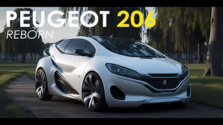 Peugeot 206 Concept Car, AI Design