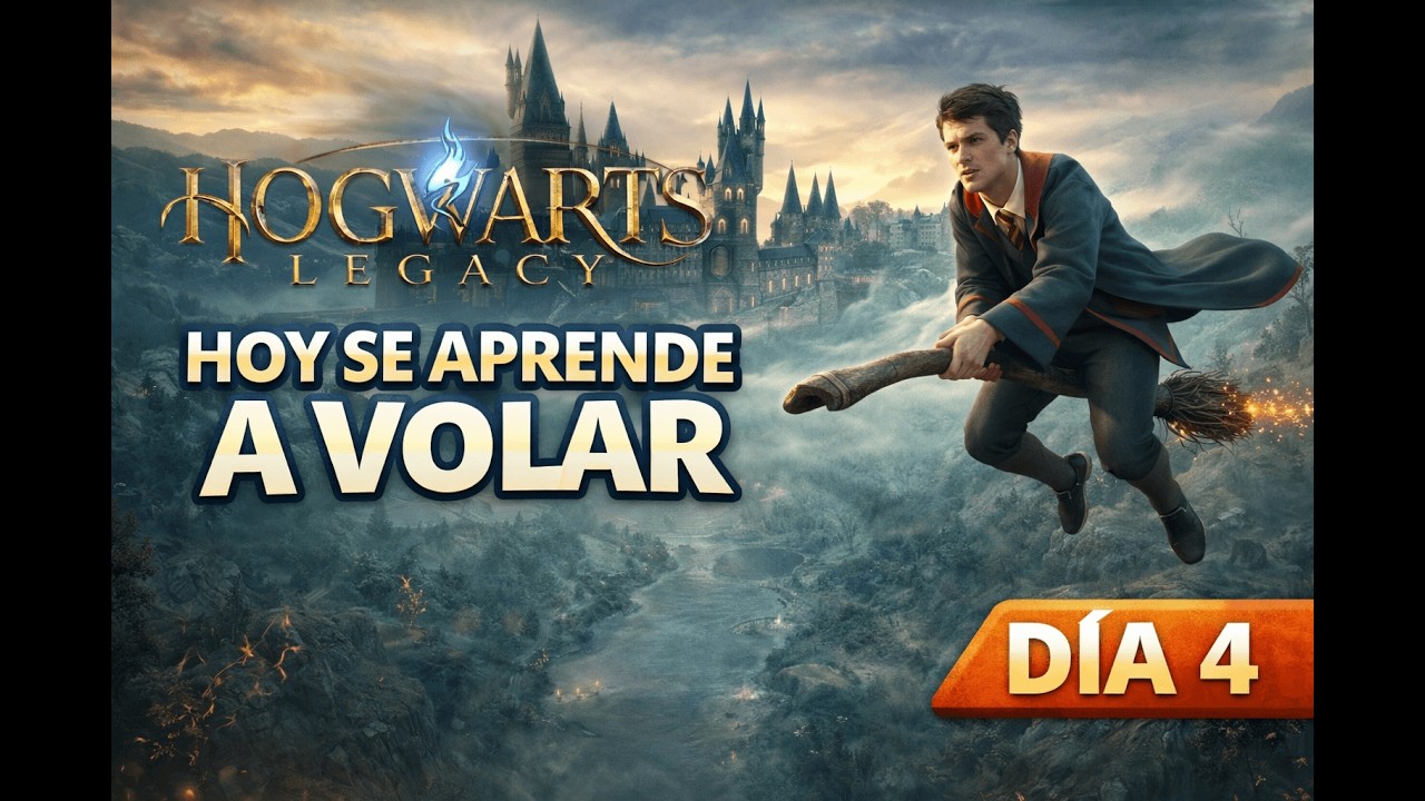 Hogwarts Legacy | Hoy se Aprende a Volar 🧹 | Día 4