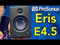 Presonus eris e45 studio monitors unboxing  first impressions   chaseyama tech