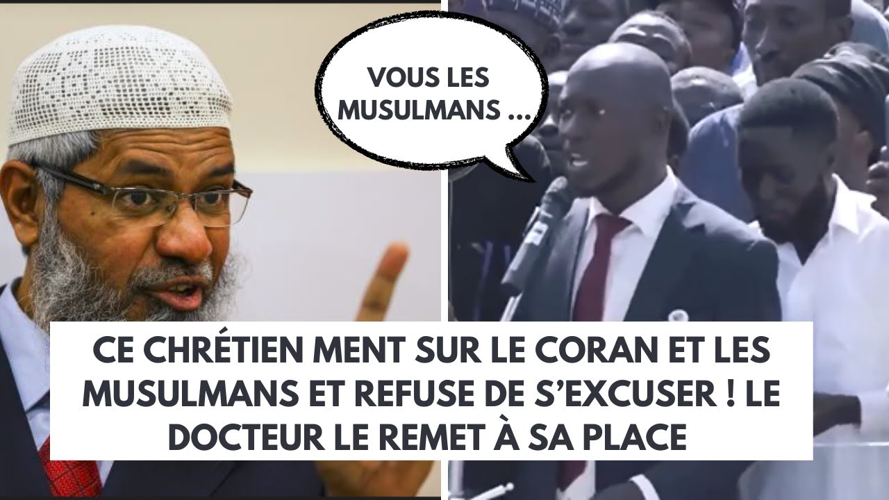 Le DOCTEUR met en PLS ce chrétien qui MENT sur le CORAN et les MUSULMAN ! Zakir Naik en français