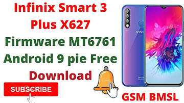 Infinix Smart 3 Plus X627 Firmware MT6761 Android 9 pie Free Download