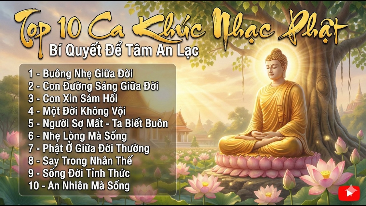 Top 10 Ca khúc Nhạc Phật Hay Nhất - Bí Quyết Để Tâm An Lạc | Album nhạc phật 2026