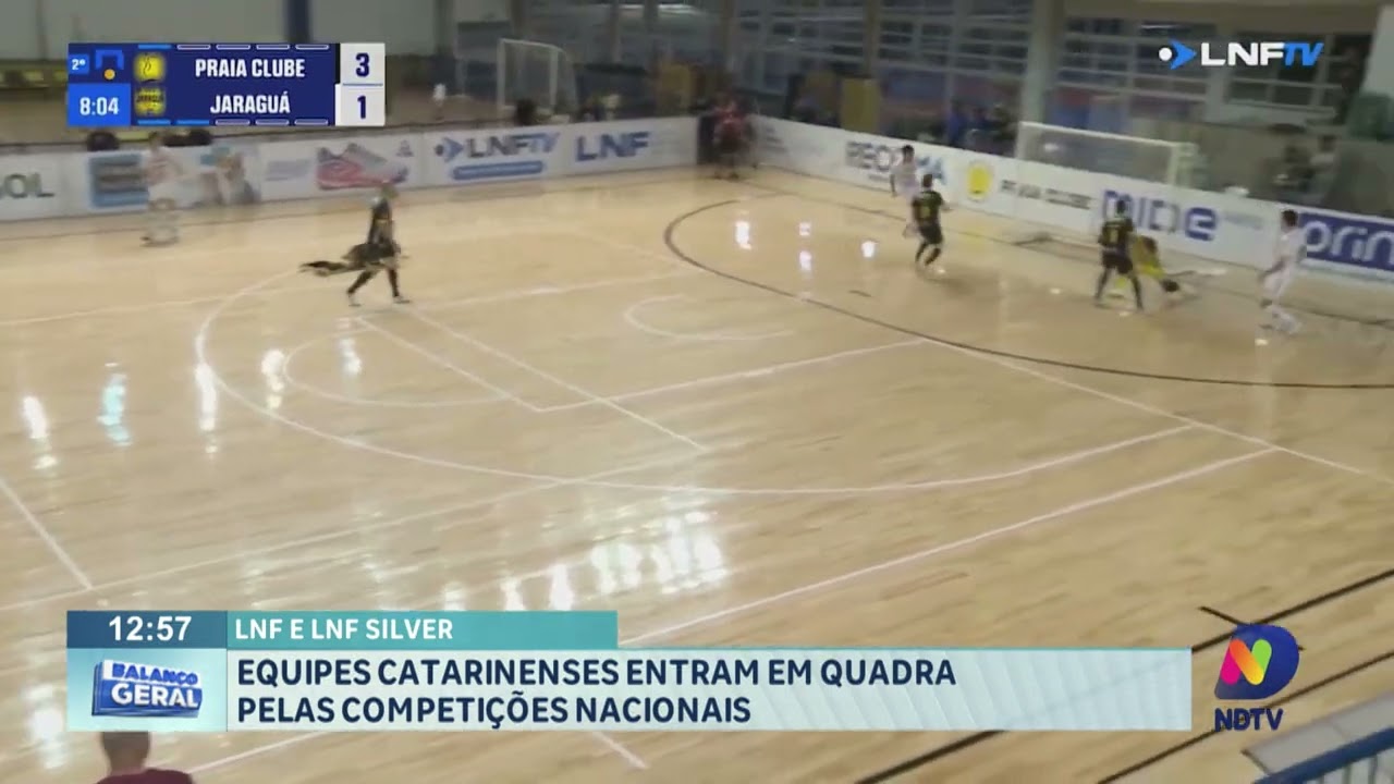 LNF e lNF Silver: equipes catarinenses entram em quadra pelas competições nacionais