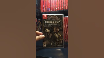 COMMANDOS 2 HD REMASTER NINTENDO SWITCH UNBOXING