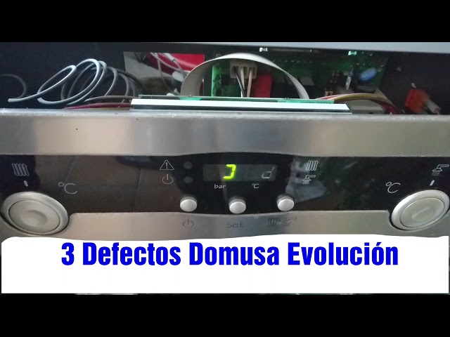 Defecto en caldera Domusa de gasoil Evolución no funciona y las luces estan locas