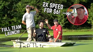 We Doubled the Top Speed of our Yard Built Jet Boat for $6