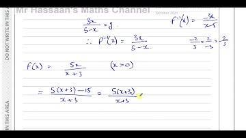 WMA13 IAL (Edexcel) P3 Oct 2021 Q1  Algebraic Fractions, Inverse Functons, Differentiation