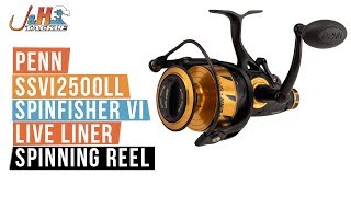 Penn SSVI2500LL Spinfisher VI Live Liner Spinning Reel