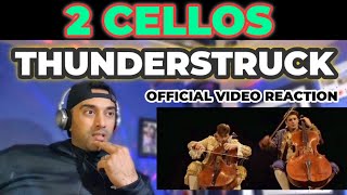 2CELLOS - Thunderstruck [OFFICIAL VIDEO] - FIRST TIME REACTION