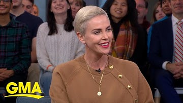 Charlize Theron reacts to Megyn Kelly