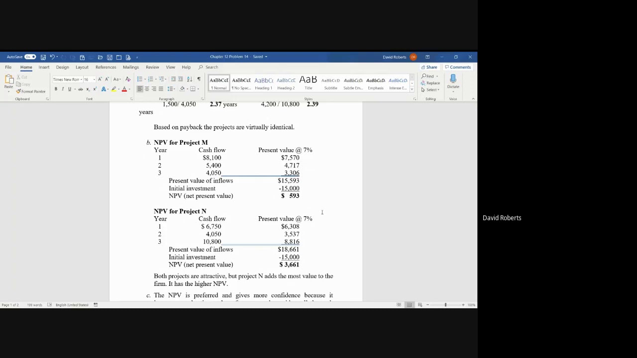 Chapter 12 Problem 14 - YouTube
