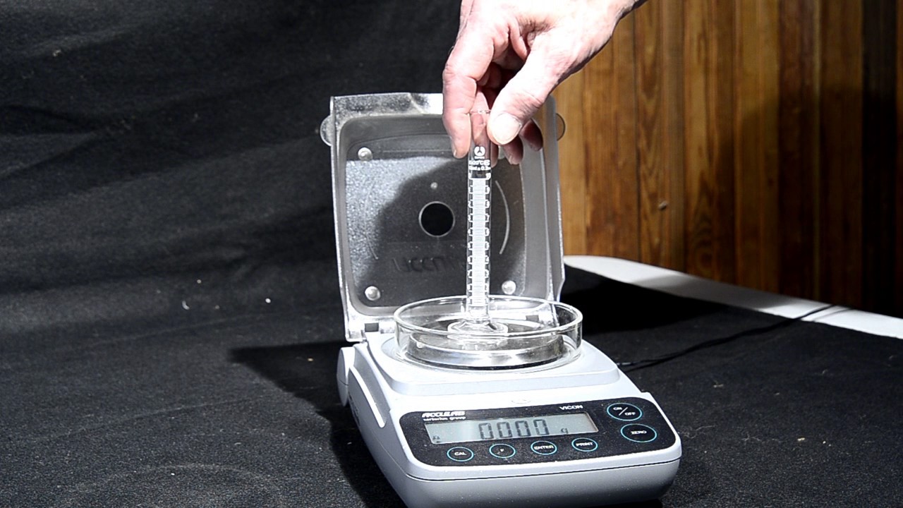 Calculating The Weight Per Volume Of A New Perfume Oil