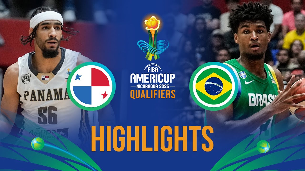 Panama 🇵🇦 vs Brazil 🇧🇷 | Highlights | FIBA AmeriCup 2025 Qualifiers