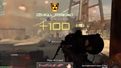 MW2 - Fastest ever Nuke on Rust with Sniper