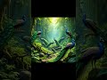 "Rain, Rhythm, and Peacocks — Nature’s Magical Show" #shortsfeed  #KidsStory#AnimalStory#LoveNature