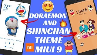DORAEMON AND SHINCHAN THEME FOR MIUI 9 | SHINCHAN THEME MIUI 9 | DORAEMON THEME MIUI 9 | BEST THEME screenshot 2