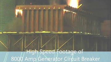 Arc Resistance Test for 8000A Generator Circuit Breaker