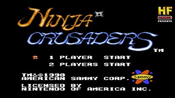 Ninja Crusaders. NES [No Damage Walkthrough] - Famicom | Nintendo | Family Computer | Hyundai Comboy